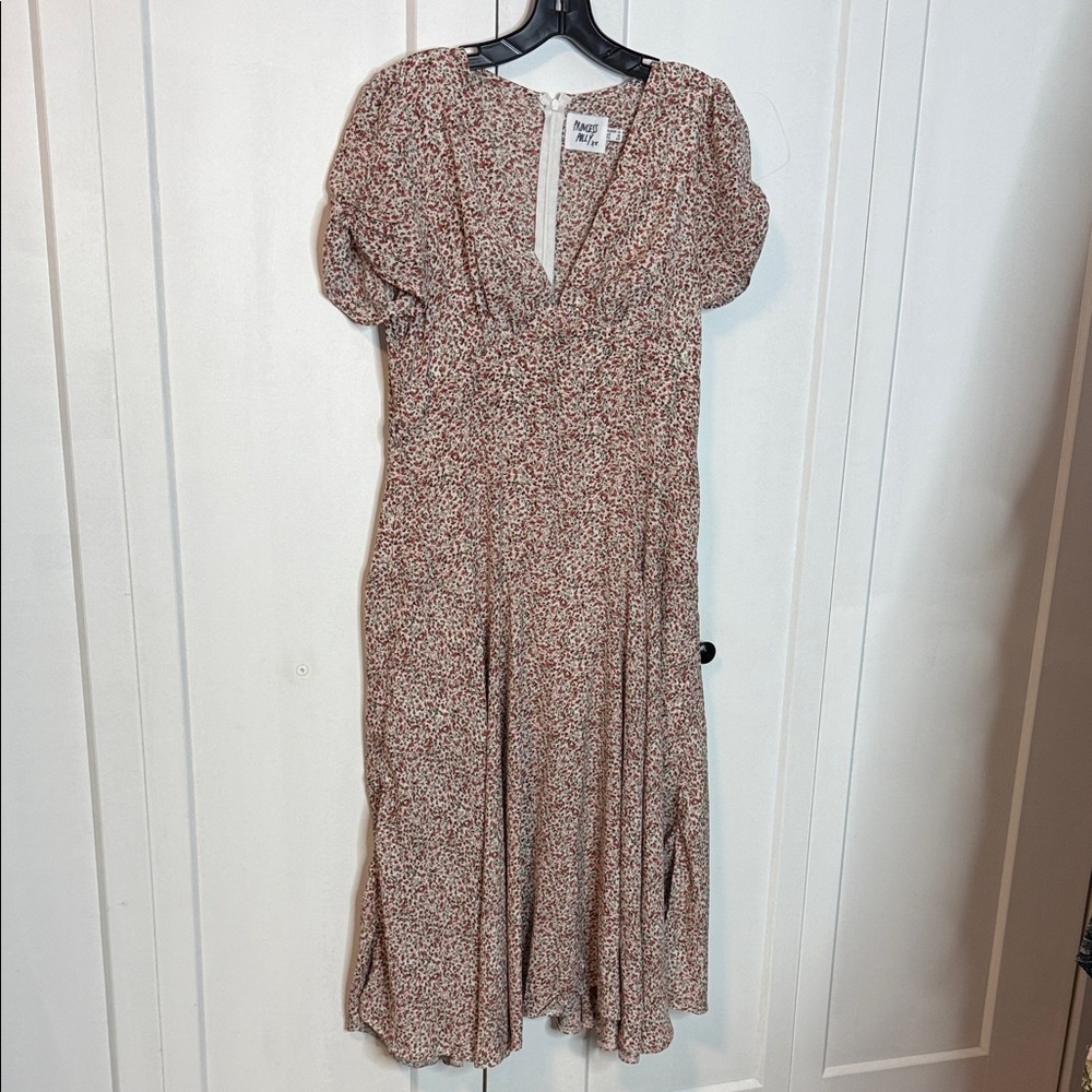 Princess Polly Red Floral Midi Dress - US10